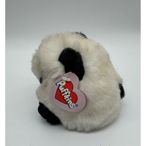 1997 TY  Puffkins Peter Panda Plush Stuffed Animal Heart w tags - Picture 5 of 10